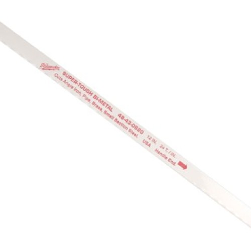 Milwaukee 48-43-0620 12-Inch, 24 Teeth per Inch, Bi-Metal Hacksaw ...