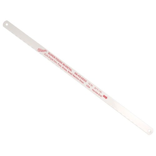 Milwaukee 48-43-0620 12-Inch, 24 Teeth per Inch, Bi-Metal Hacksaw ...