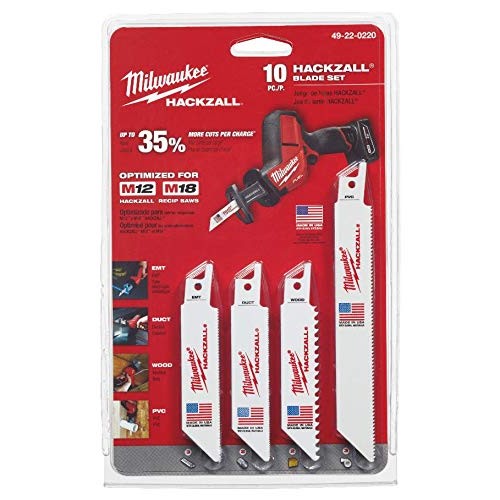Milwaukee, 49-22-0220, 3/4In W HackzallTM Blade Set, 2 Pack, Sol...