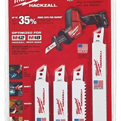 Milwaukee, 49-22-0220, 3/4In W HackzallTM Blade Set, 2 Pack, Sol...
