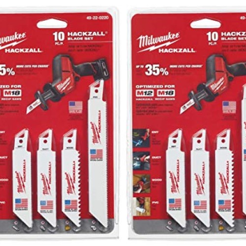 Milwaukee, 49-22-0220, 3/4In W HackzallTM Blade Set, 2 Pack, Sol...