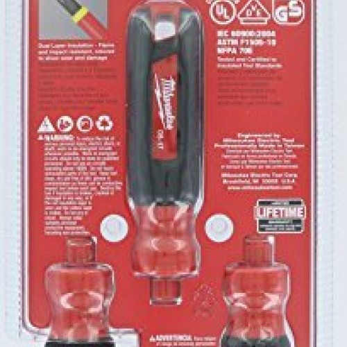 Milwaukee 48-22-2202 3-Piece 1000V Insulated Screwdriver Set