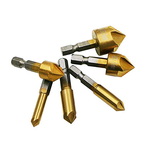 MIMIVIVA Countersink Drill Bit, Countersink Drill Bit Set with 82 ...