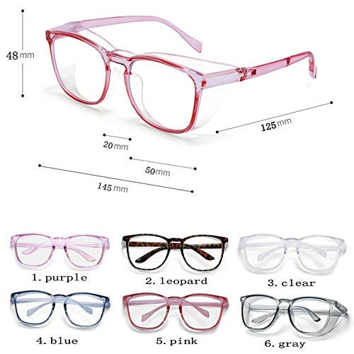Protective Eyewear Safety Goggles Clear Anti-fog/Anti-Scratch Safe...