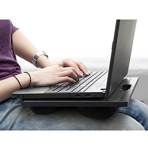 Mind Reader LTADJUST-BLK Adjustable Portable 8 Position Lap Top De...