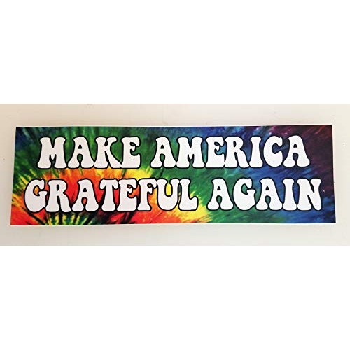 Make America Grateful Again Vinyl Bumper Sticker - Peace Love Hipp...