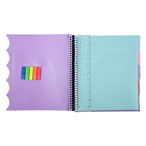 Mintra Office Durable PREMIUM Spiral Notebook - Fabric Covered Coi...