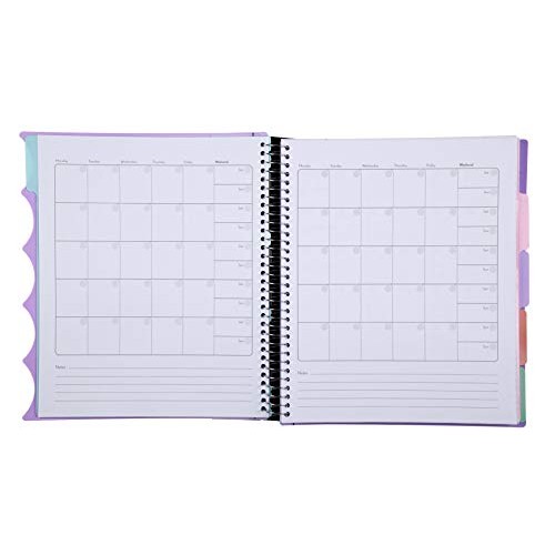 Mintra Office Durable PREMIUM Spiral Notebook - Fabric Covered Coi...