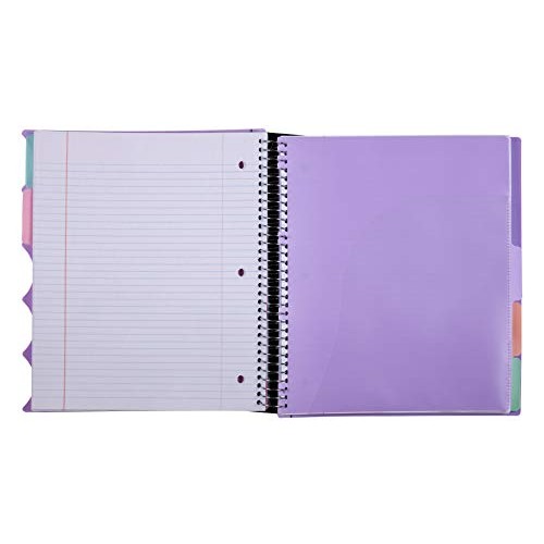 Mintra Office Durable PREMIUM Spiral Notebook - Fabric Covered Coi...
