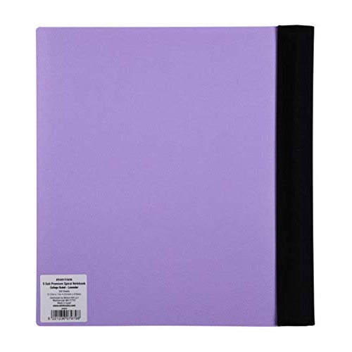 Mintra Office Durable PREMIUM Spiral Notebook - Fabric Covered Coi...