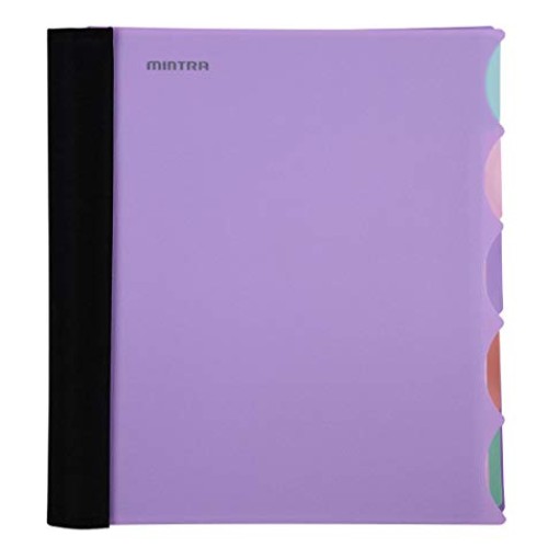 Mintra Office Durable PREMIUM Spiral Notebook - Fabric Covered Coi...