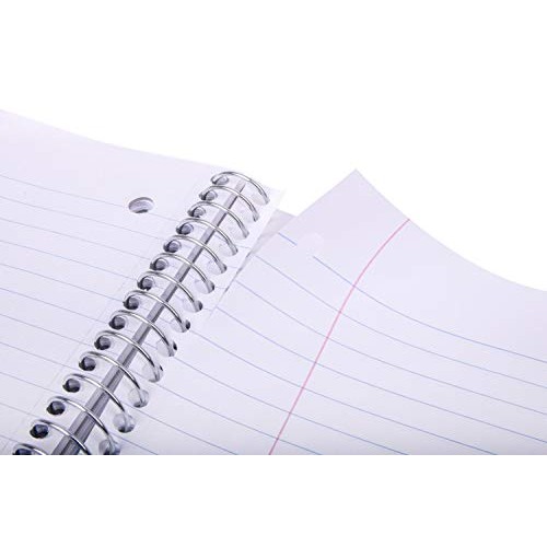 Mintra Office Durable Spiral Notebooks -1 Subject, 100 Sheets, Pol...