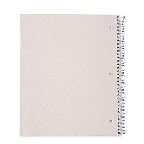 Mintra Office Durable Spiral Notebooks -1 Subject, 100 Sheets, Pol...