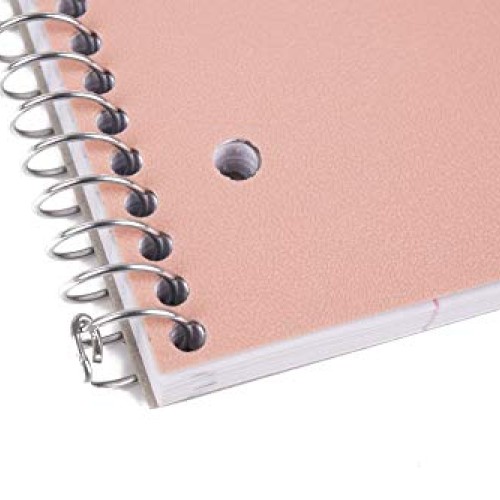 Mintra Office Durable Spiral Notebooks -1 Subject, 100 Sheets, Pol...