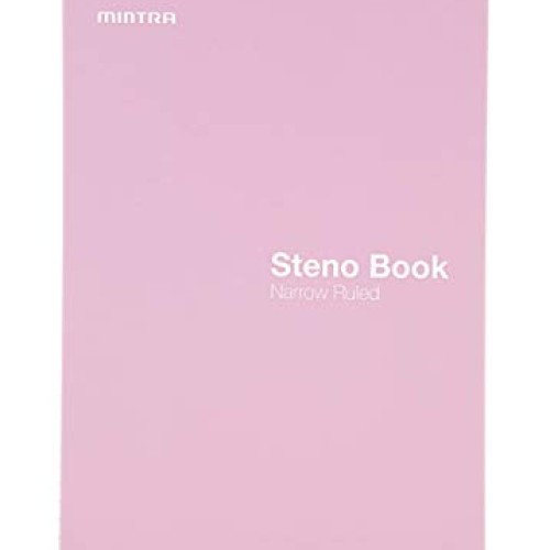 Mintra Office Steno Books - Pastel 8 Pack, Narrow Ruled Paper, 6 ...