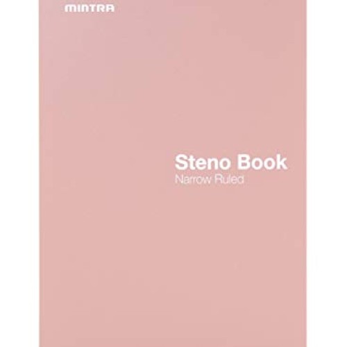 Mintra Office Steno Books - Pastel 8 Pack, Narrow Ruled Paper, 6 ...