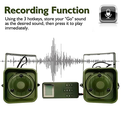 MiOYOOW Electronic Predator Call, 150DB Hunting Game Call Built in...