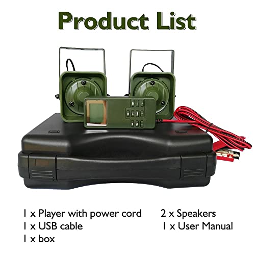 MiOYOOW Electronic Predator Call, 150DB Hunting Game Call Built in...