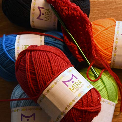 Mira Handcrafts Acrylic 1.76 Ounce50g Each Large Yarn Skeins - 1...