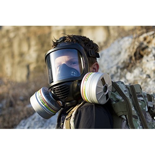 MIRA SAFETY M Certified CBRN Full Face Gas Mask Reusable Respirato...