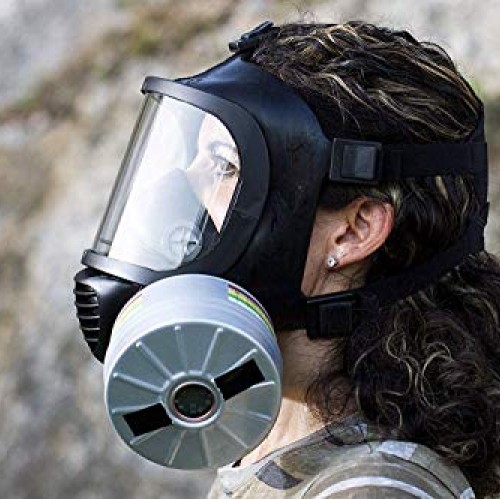 MIRA SAFETY M Certified CBRN Full Face Gas Mask Reusable Respirato...