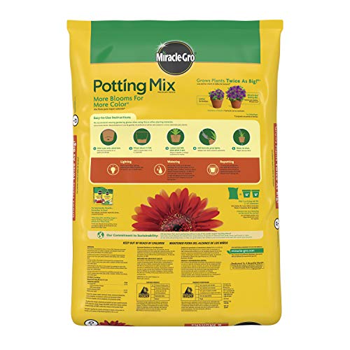 Miracle-Gro 75651300 Potting Mix, 1-Cubic Foot
