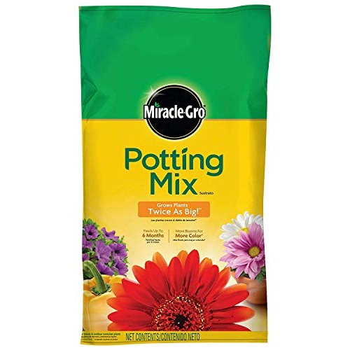 Miracle-Gro 75651300 Potting Mix, 1-Cubic Foot