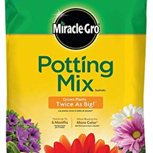 Miracle-Gro 75651300 Potting Mix, 1-Cubic Foot