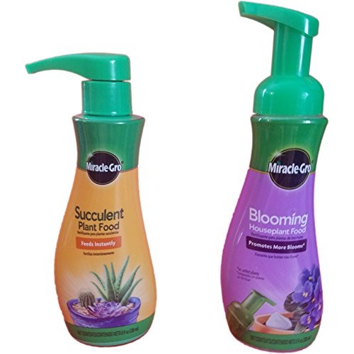 Miracle-Gro Blooming Houseplant Food, 8 oz & Miracle-Gro Succulent...