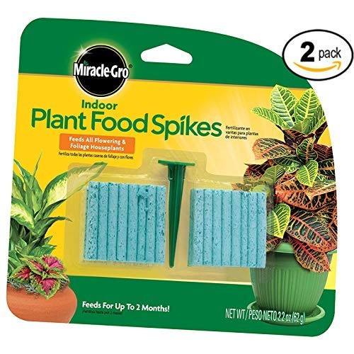 Miracle-Gro Indoor Plant Food, 48-Spikes 2 Pack