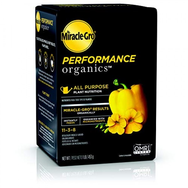 Miracle-Gro Performance Organics All Purpose Plant Nutrition, 1 lb...
