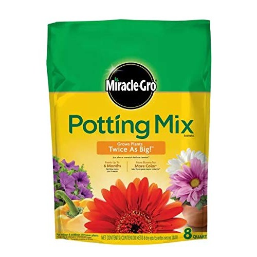 Miracle-Gro Potting Mix, 8 qt. 2 Pack