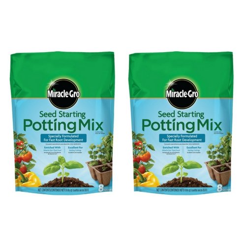 Miracle-Gro Seed Starting Potting Mix, 8-Quart currently ships to...