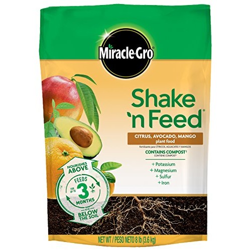 Miracle-Gro Shake N Feed Citrus, Avocado, Mango Plant Food, 8 lb.