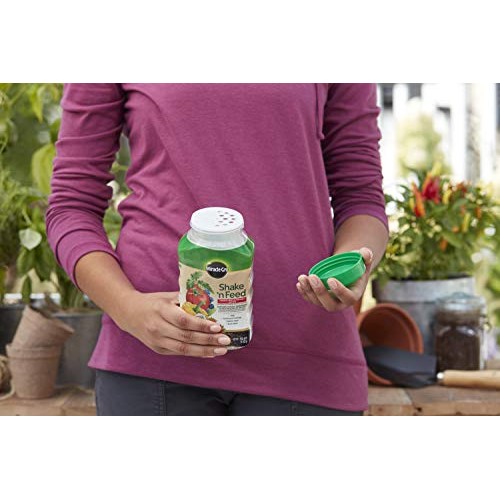 Miracle-Gro Shake N Feed Tomato, Fruit & Vegetable Plant Food, 1 lb.