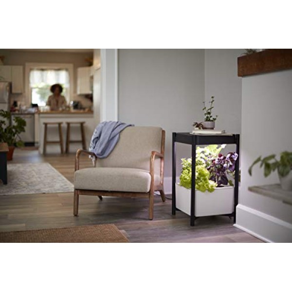 Miracle-Gro Twelve Indoor Growing System, Side Table with LED Grow...