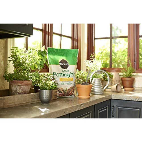 Miracle-Gro VB300517 Indoor Potting Mix, 6 Qt, 2 Pack