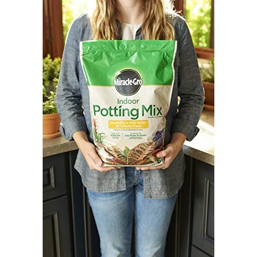 Miracle-Gro VB300517 Indoor Potting Mix, 6 Qt, 2 Pack
