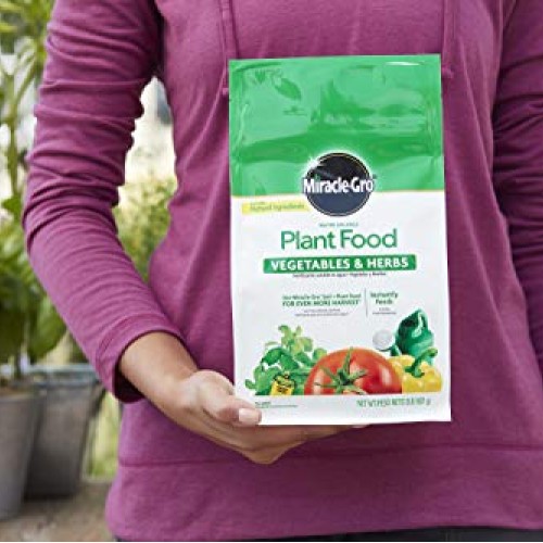 Miracle-Gro Water Soluble Plant Food Vegetables and Herbs, 2 lb.