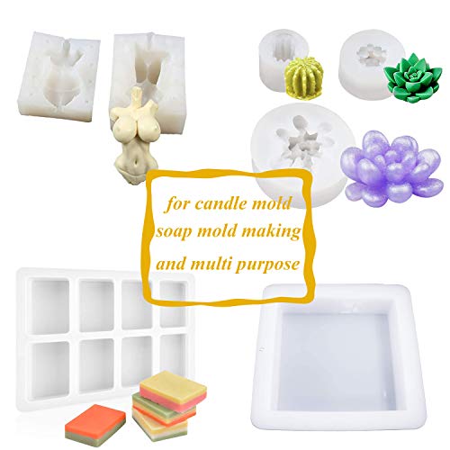 Miraclekoo Silicone Mold Making Kit Liquid Silicone Rubber Clear M...