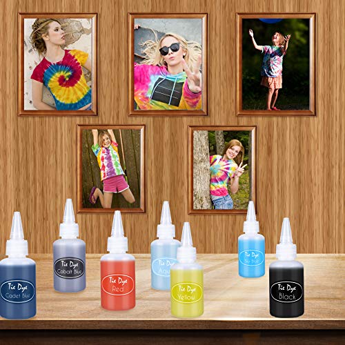 Miraclekoo Tie Dye Kit Shirt Fabric Color Dye Kit for Kids, Adults...