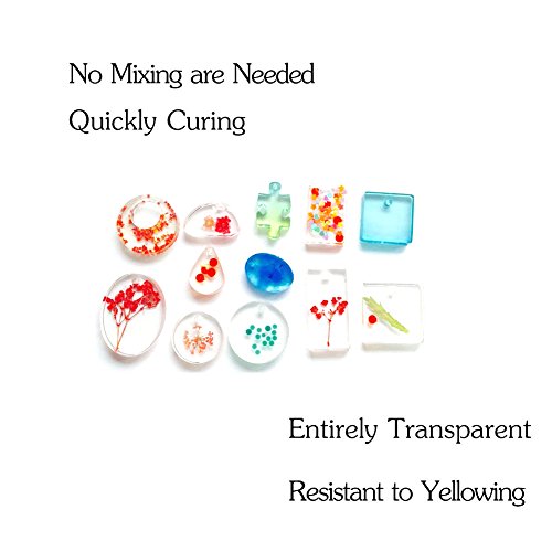 Miraclekoo UV Resin UV Curing Epoxy Resin Hard UV Glue Ultraviolet...
