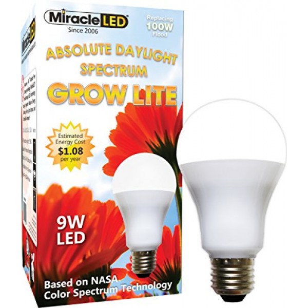 Miracle LED Absolute Daylight Spectrum Grow Lite - Replaces up to ...