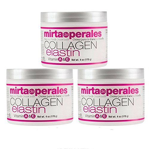 Mirta de Perales Collagen Elastin Cream, 4 oz Pack of 3