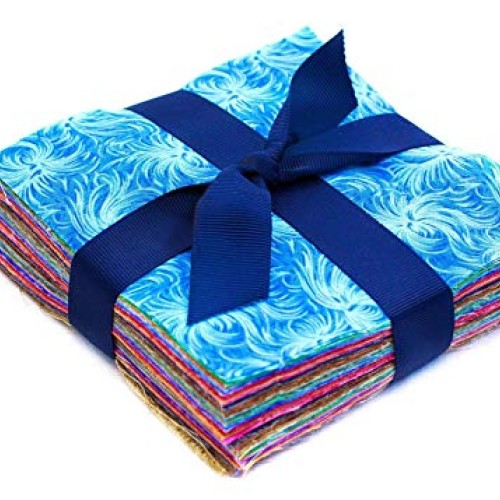 102 Feathered pre cut charm pack 5 squares 100% cotton fabric qui...