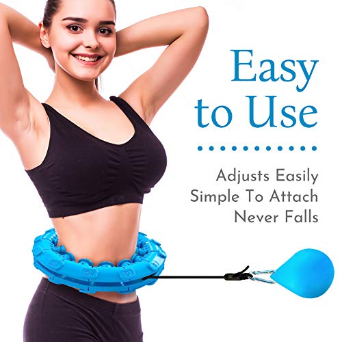 24 Section Adjustable Weighted Hula Hoop, Hula hop Adult, Workout ...