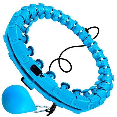 24 Section Adjustable Weighted Hula Hoop, Hula hop Adult, Workout ...