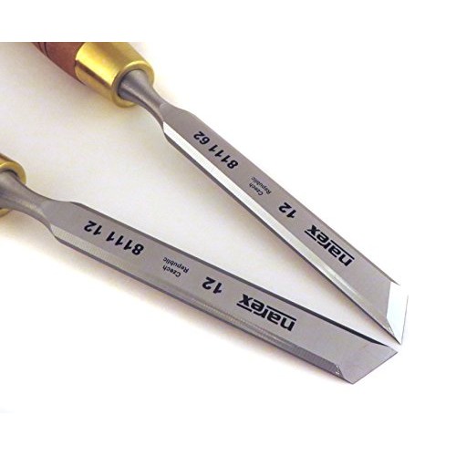 Narex Right & Left 12 mm 1/2 Skew Paring Chisels 81112/811162
