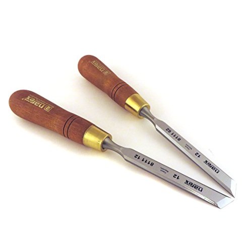 Narex Right & Left 12 mm 1/2 Skew Paring Chisels 81112/811162