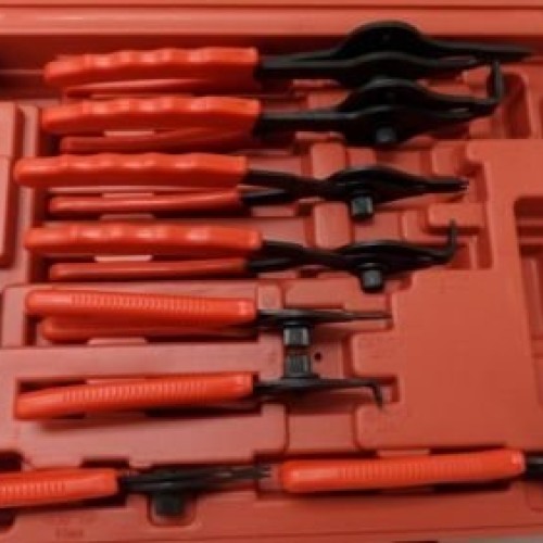 New Snap Ring Plier Set 11pc Mechanic PRO Circlips w/Case Car Truc...